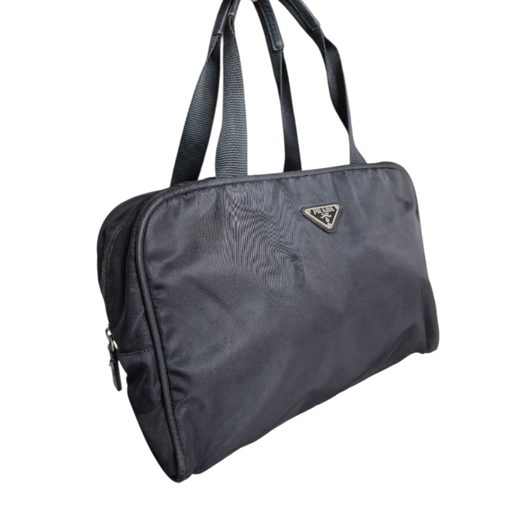 Vintage Prada Black Nylon Handbag - Picture 14 of 16